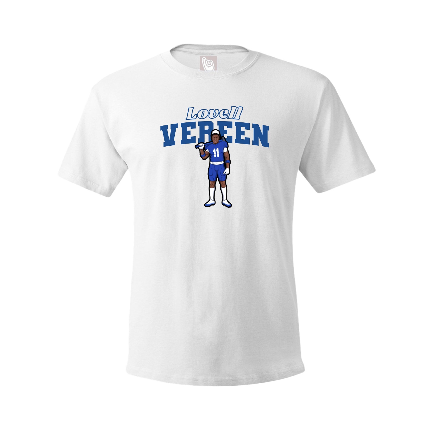 Tee — Name Arch in White