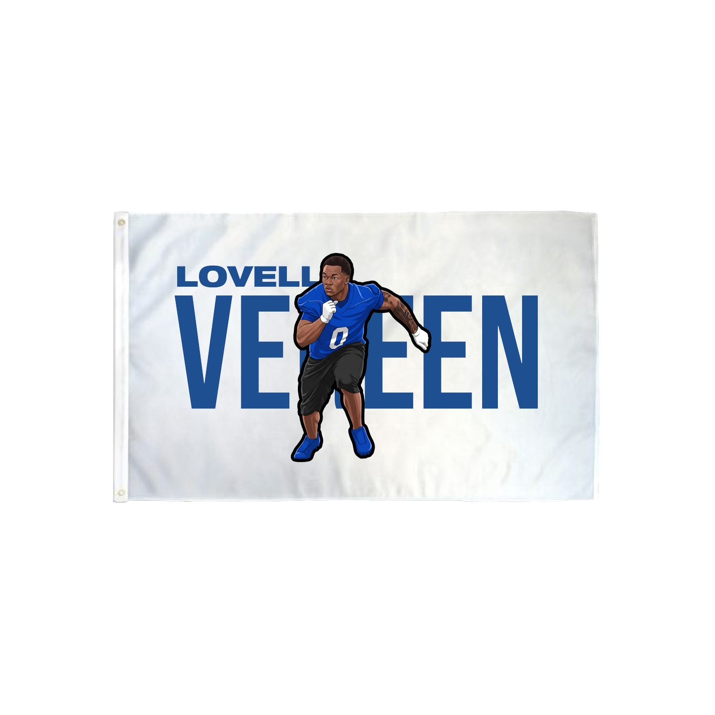 3x5 Flag — Player Name in Classic