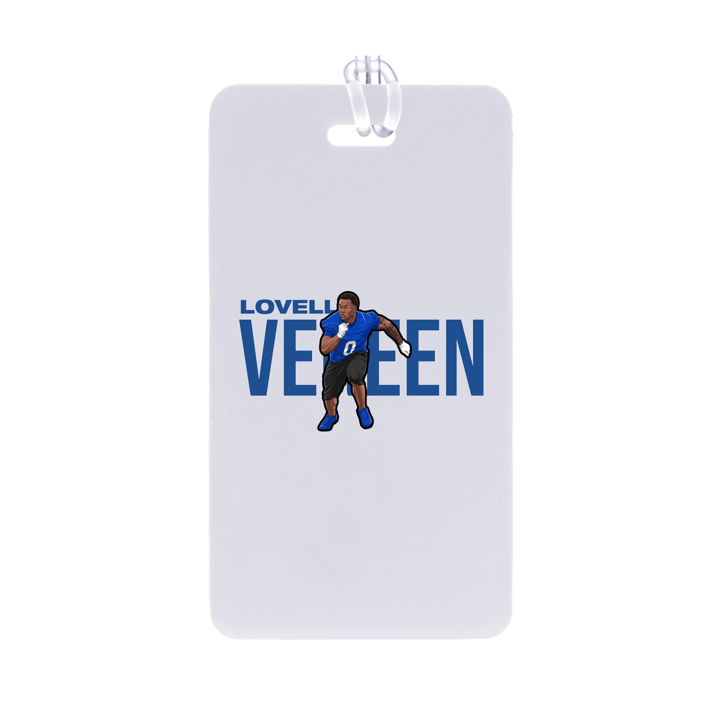Bag Tag — Player Name in Classic