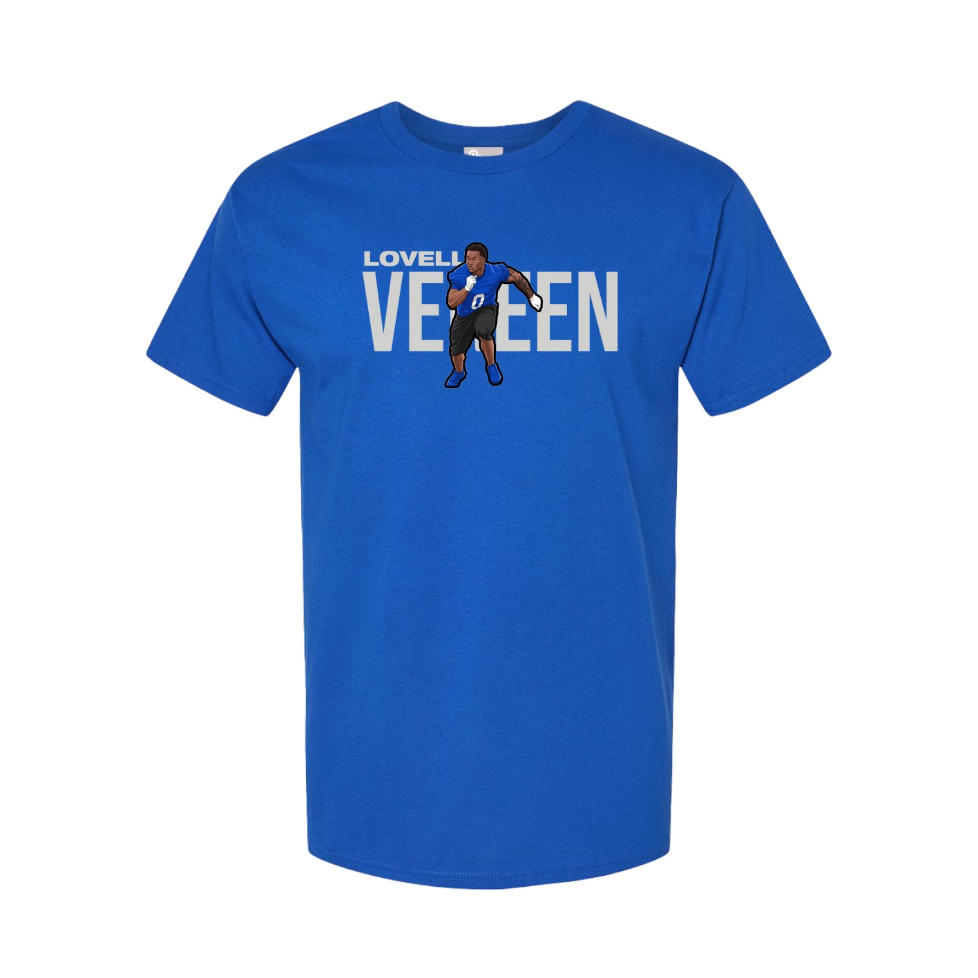 Youth Tee — Player Name in Royal