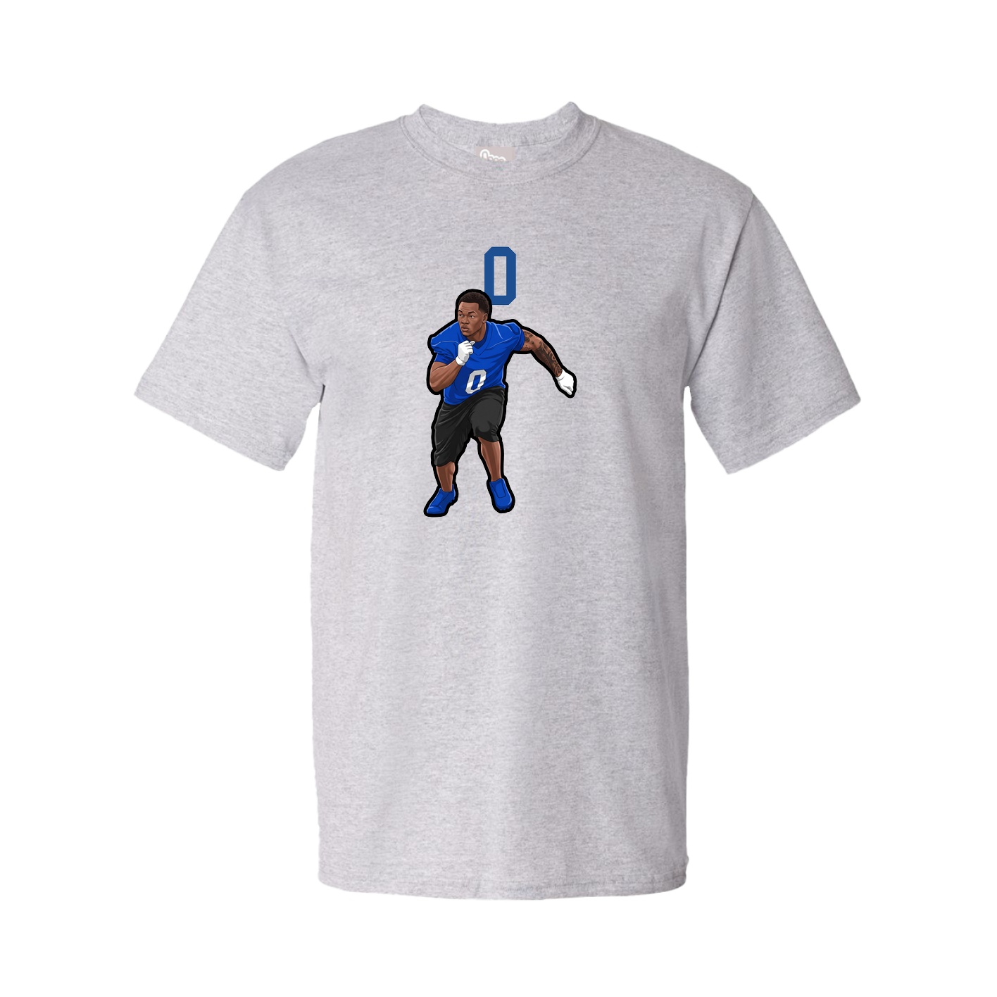 Tee — Number Top in Grey