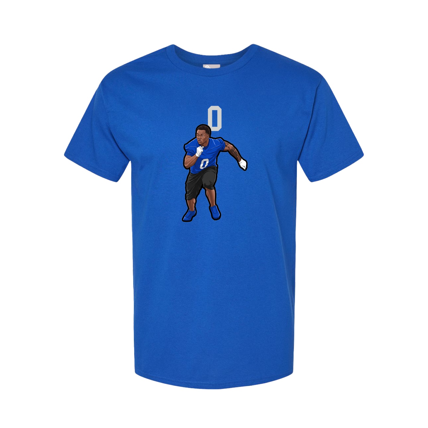 Youth Tee — Number Top in Royal