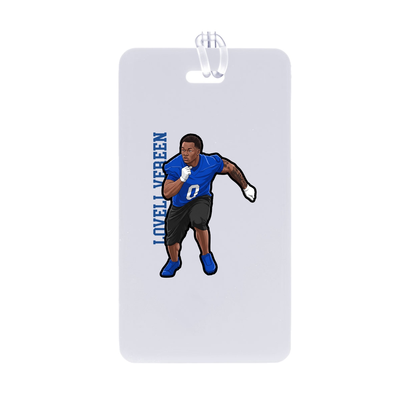 Bag Tag — Name Vertical in Classic