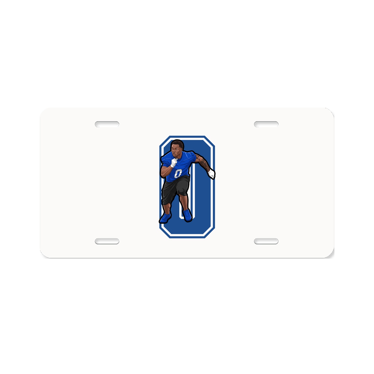 License Plate — Number in Classic