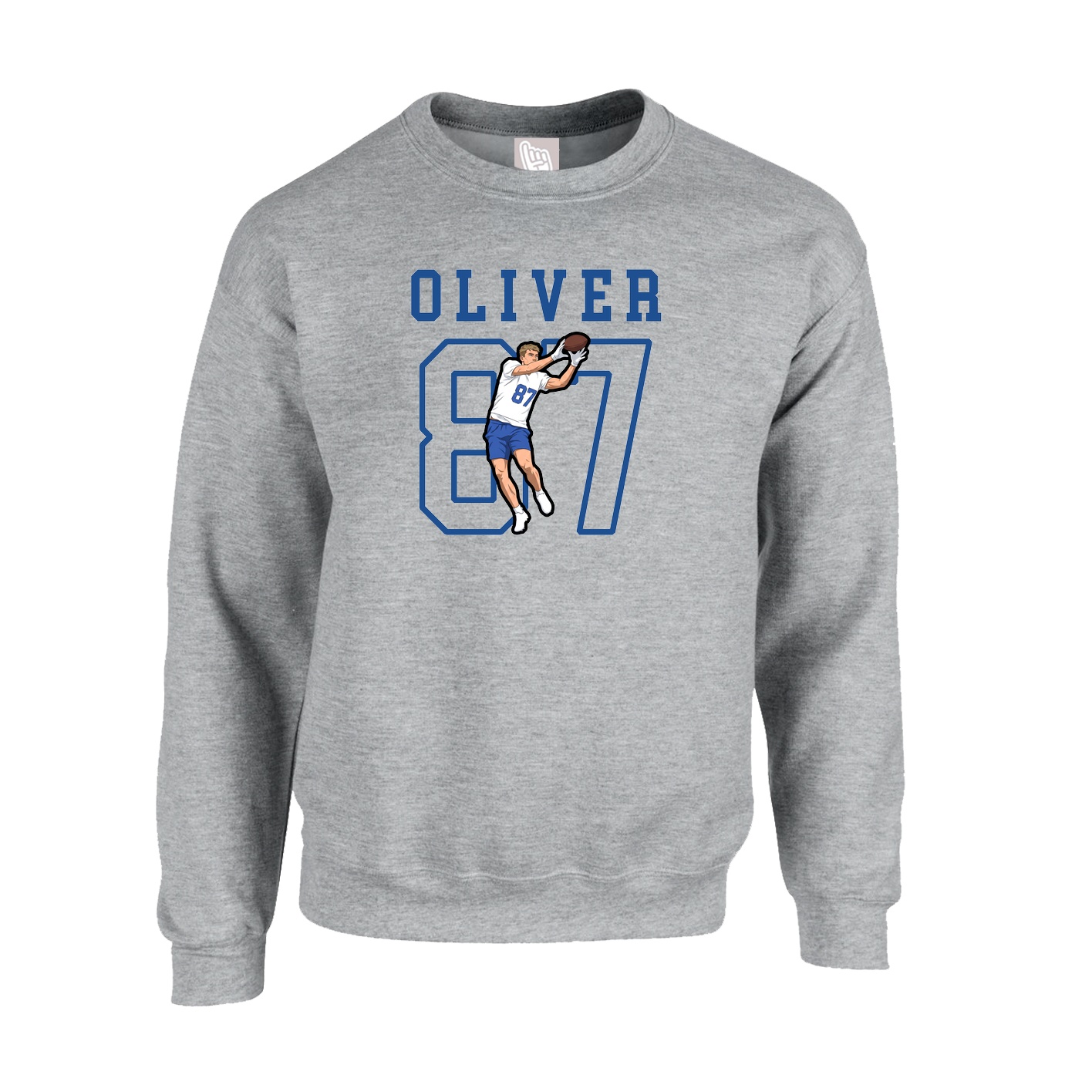 Fleece Crew — Shirsey in Grey