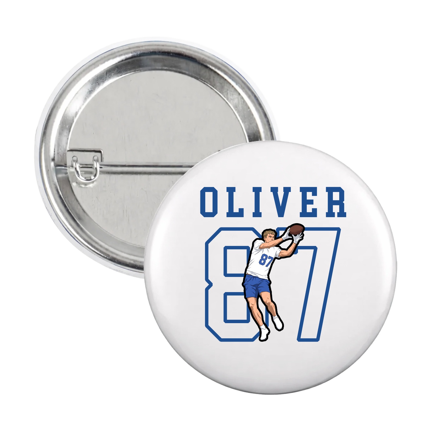 Game Day Button — Shirsey in White