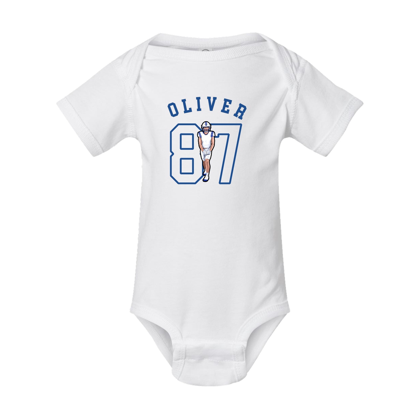 Baby Onesie — Shirsey Arch in White