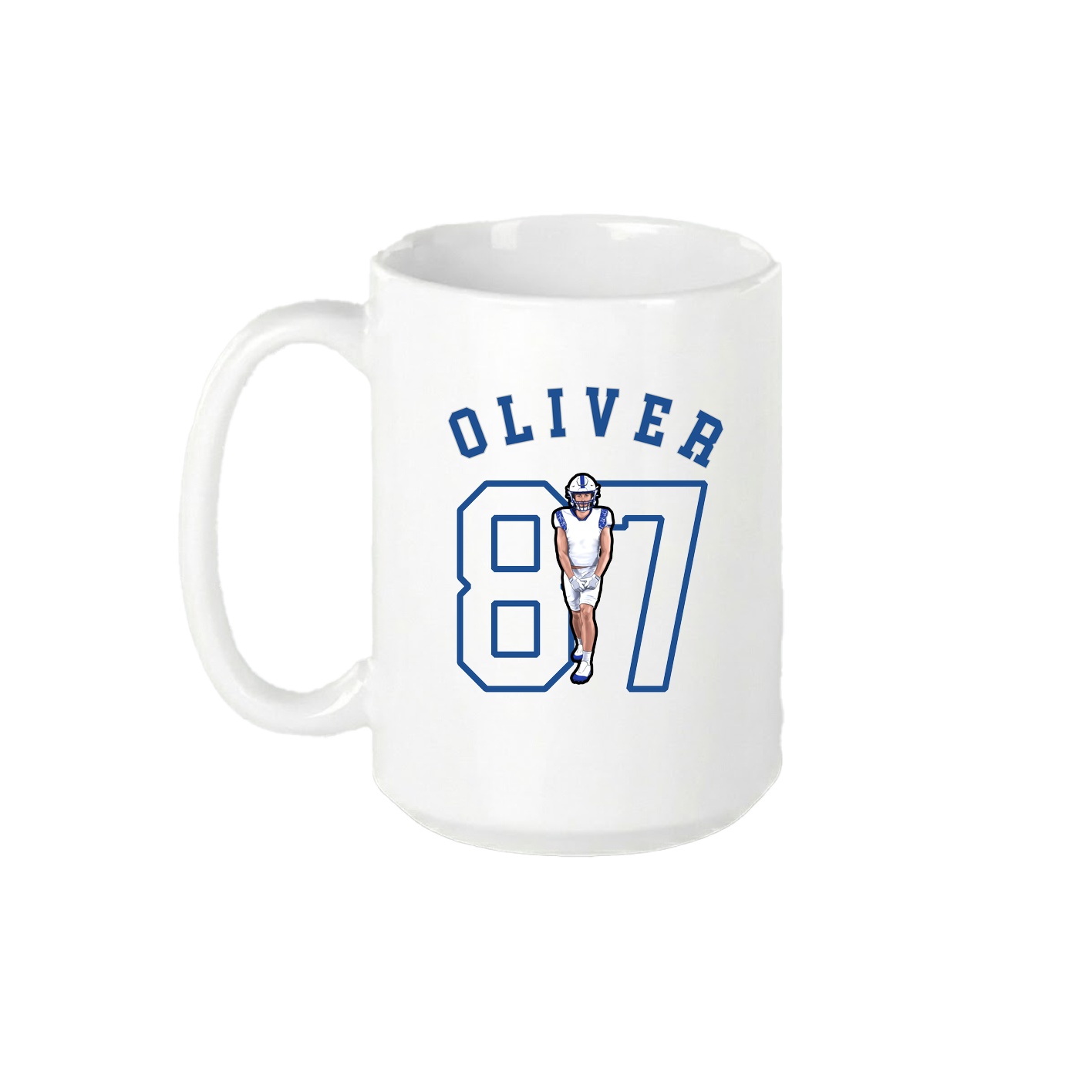 15oz Coffee Mug — Shirsey Arch in White