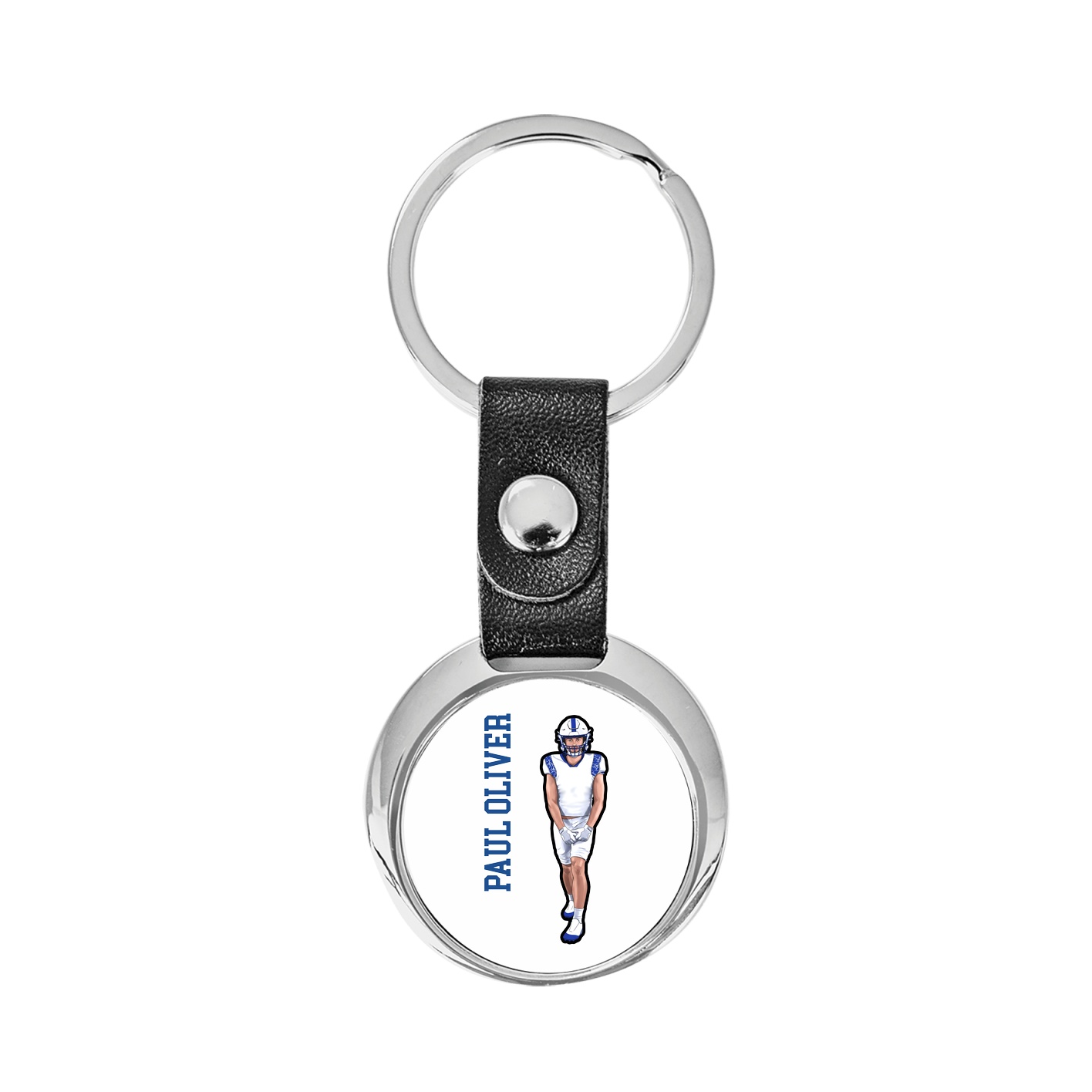 Key Chain — Name Vertical in Classic