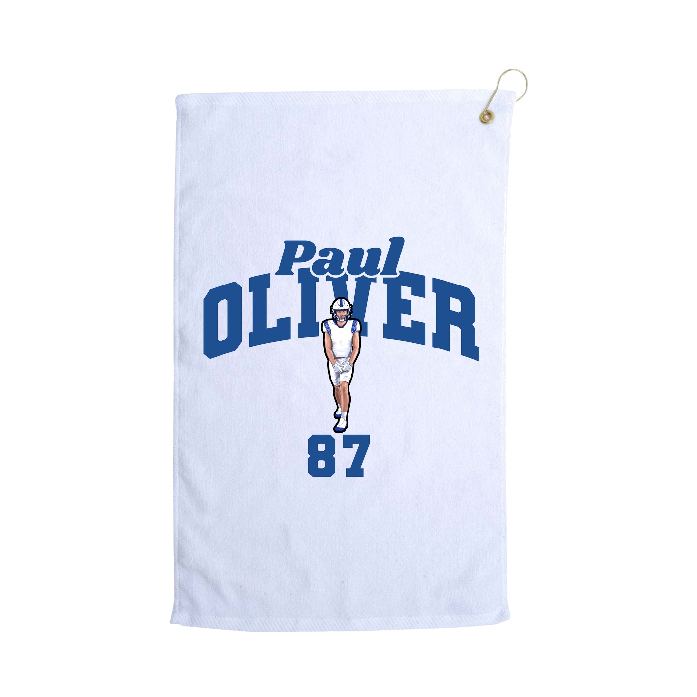 Golf Towel — Signature Arch in White