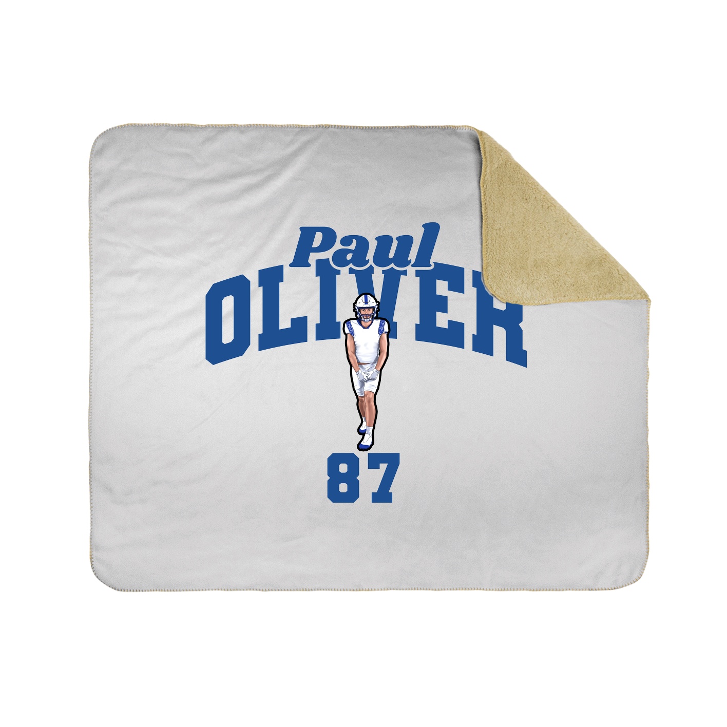 Throw Blanket — Signature Arch in White