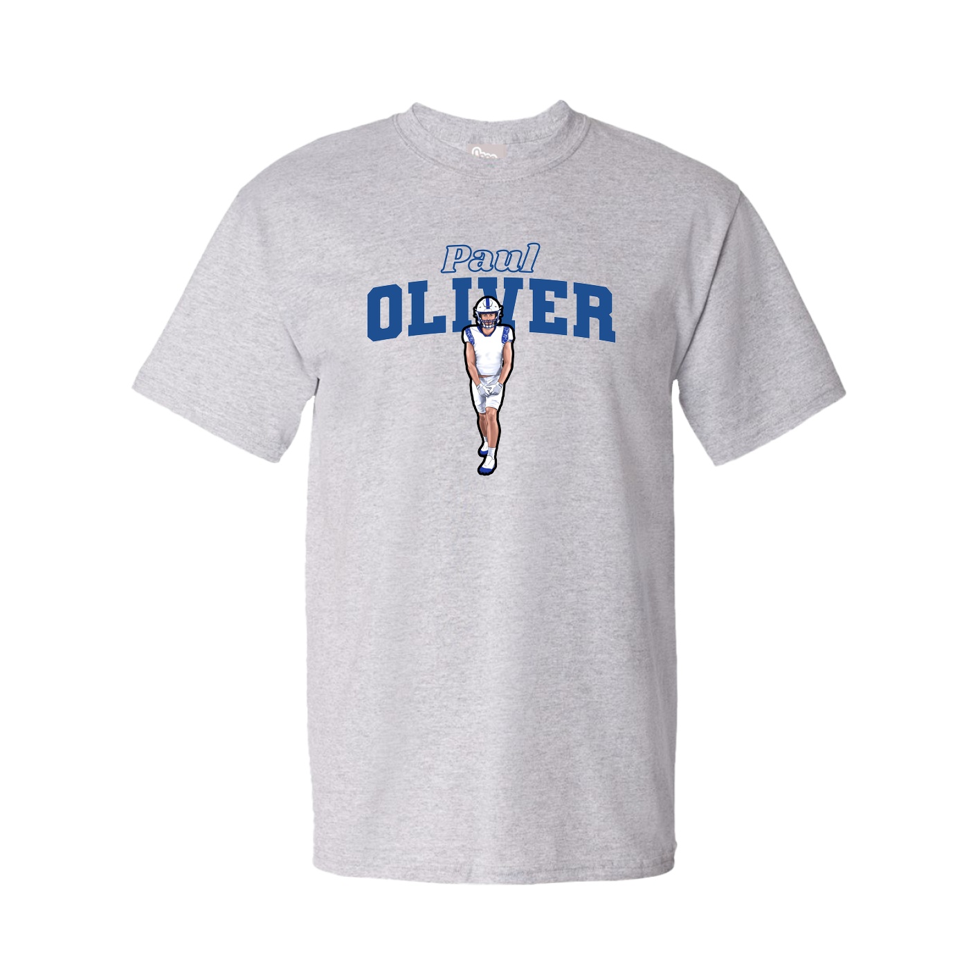 Tee — Name Arch in Grey