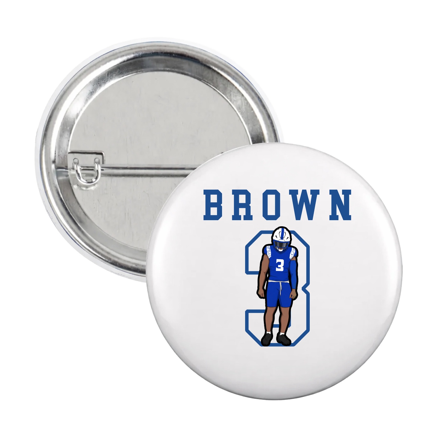 Game Day Button — Shirsey in White