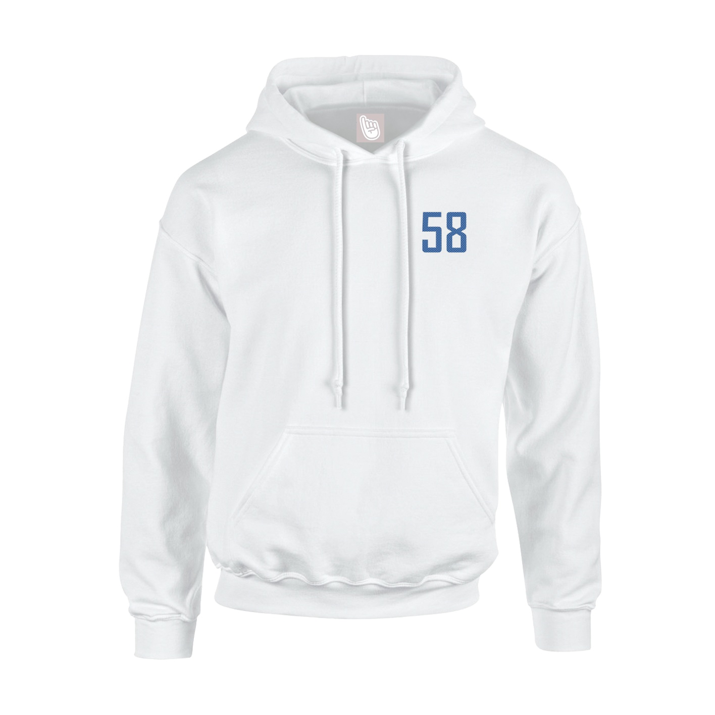 Youth Hoodie — Front Shirsy in White