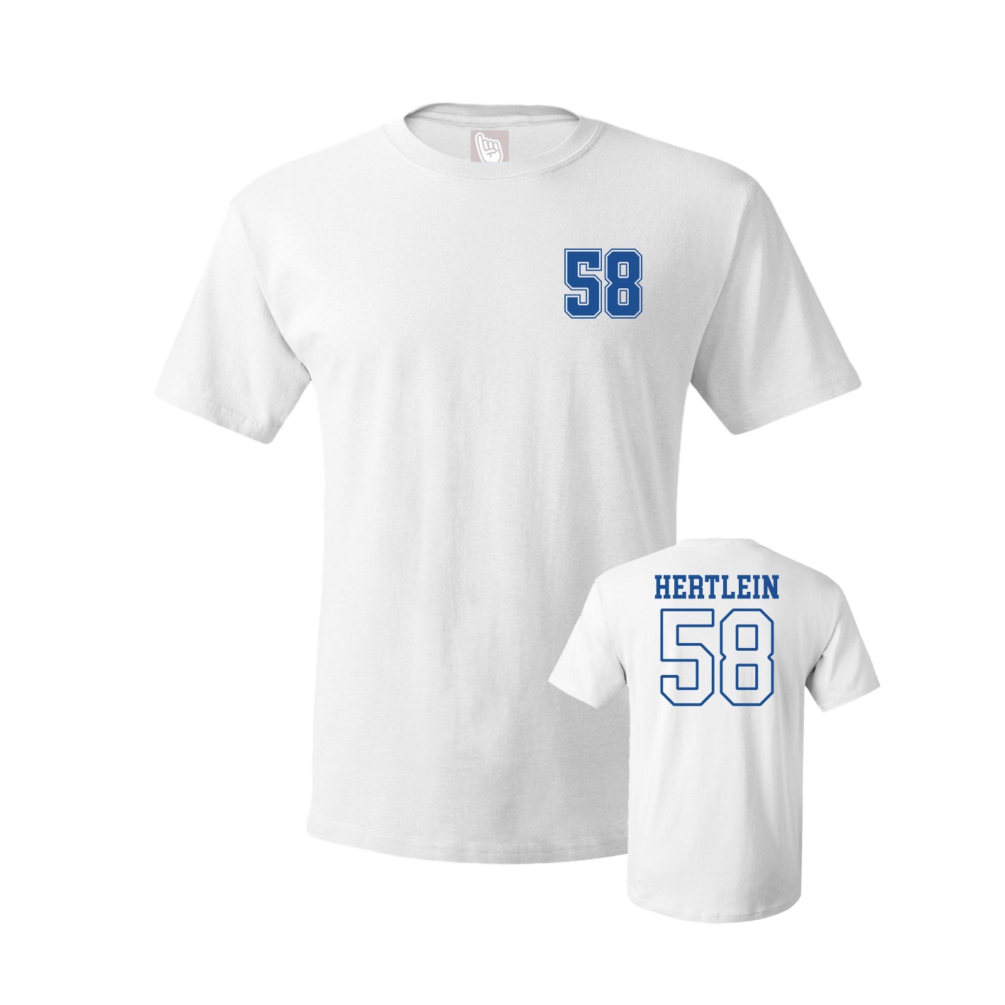 Tee — Chest Back in White