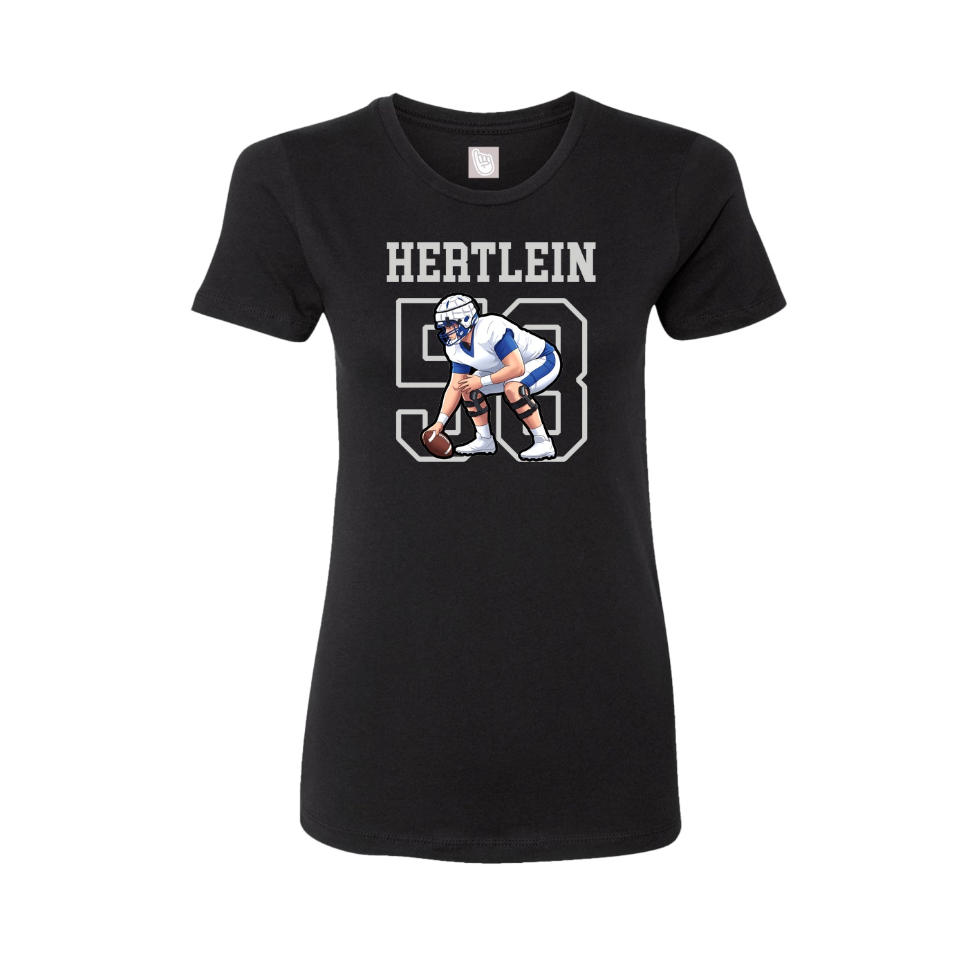 Fitted Women's Tee — Shirsey in Black