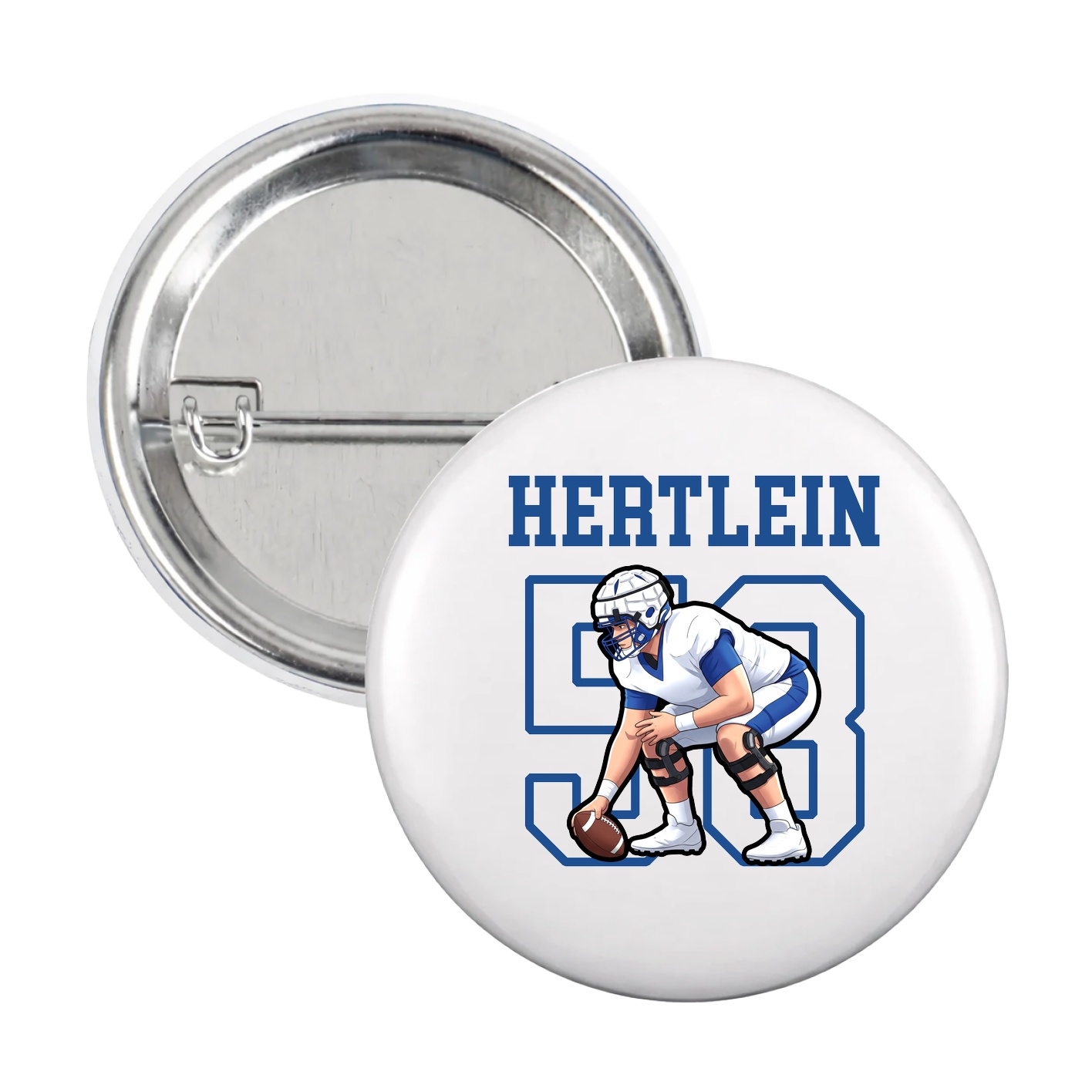 Game Day Button — Shirsey in White
