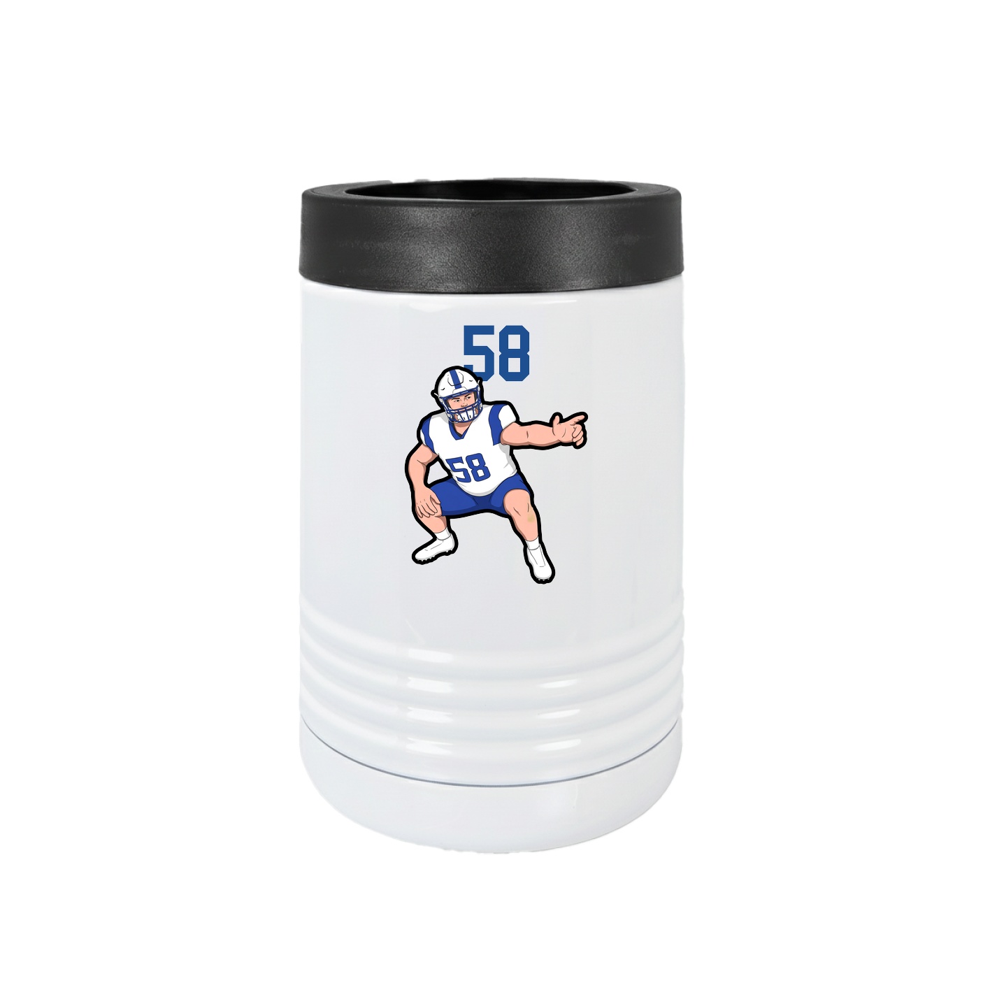 Beverage Holder — Number Top in White