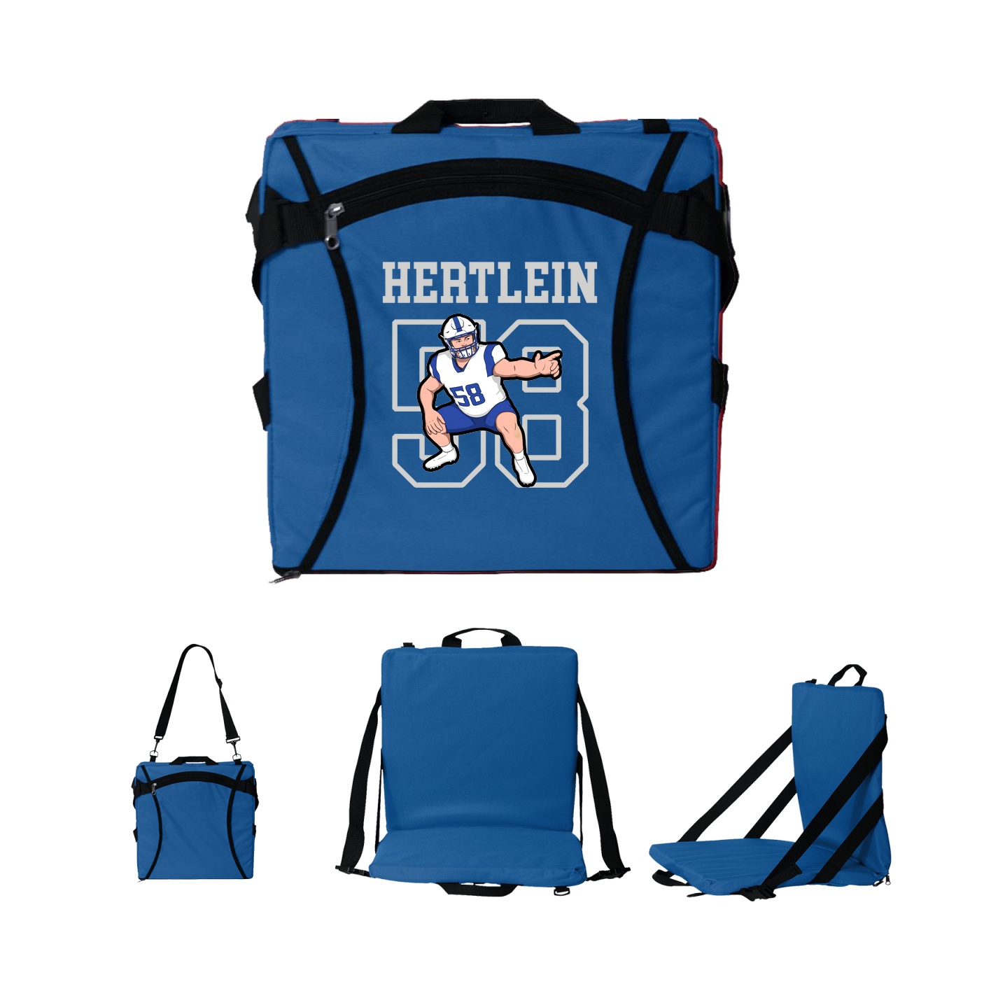 Folding Stadium Seat — Shirsey in Royal