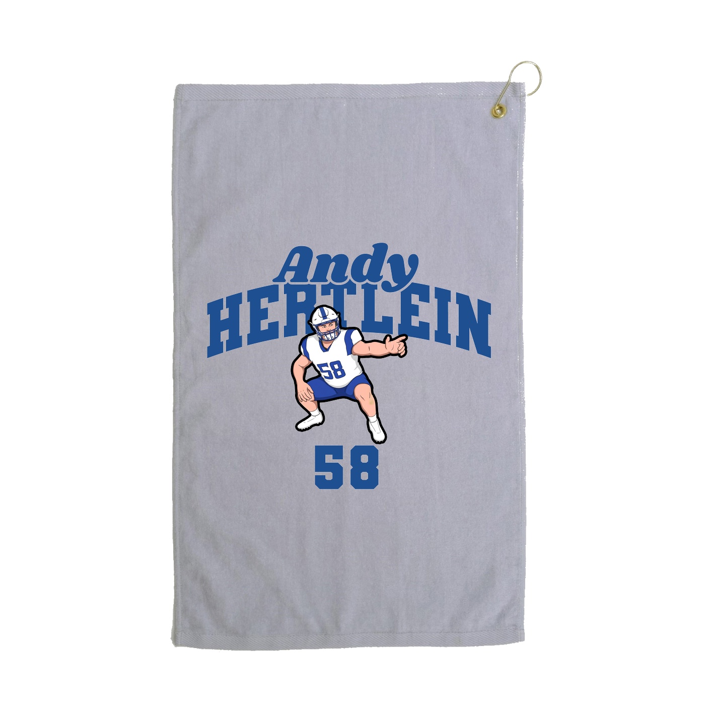 Golf Towel — Signature Arch in Grey
