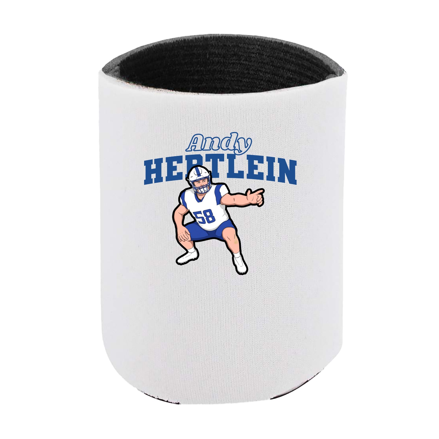 Can Holder — Name Arch in White