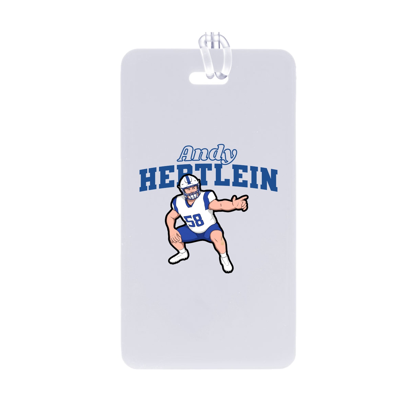 Bag Tag — Name Arch in Classic