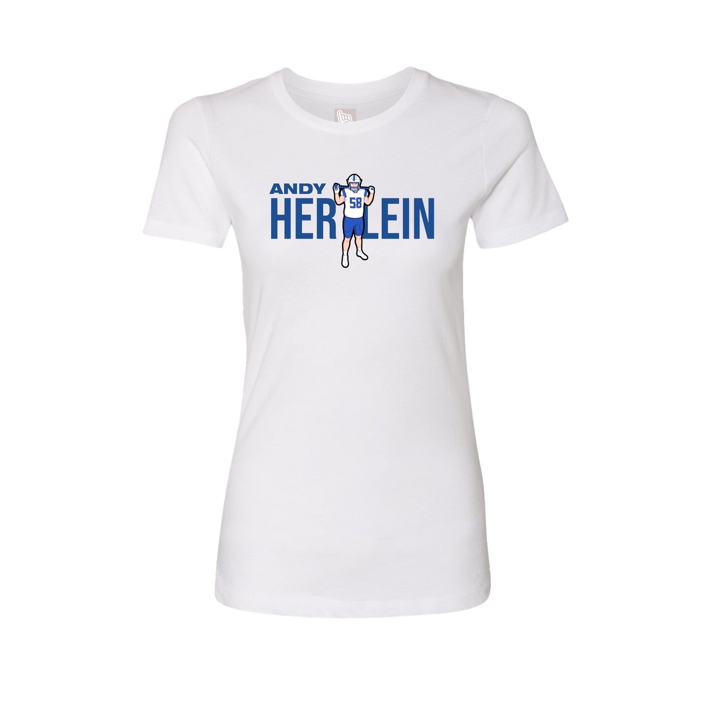 Womens Tee — Player Name in White