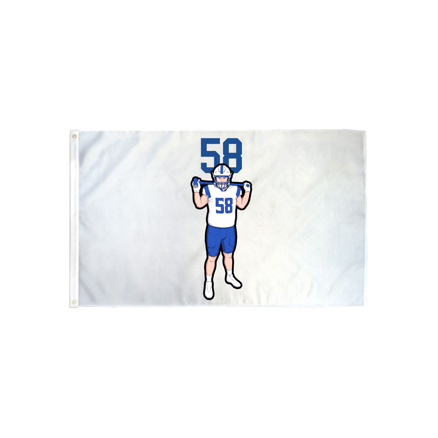 3x5 Flag — Number Top in Classic