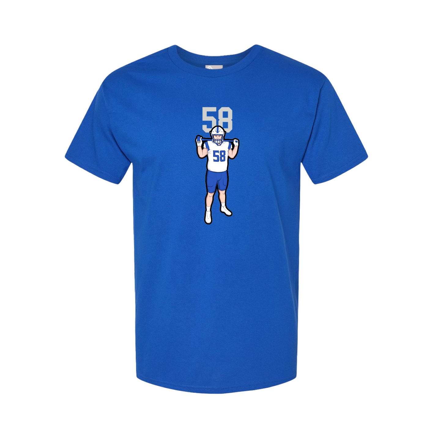 Tee — Number Top in Royal