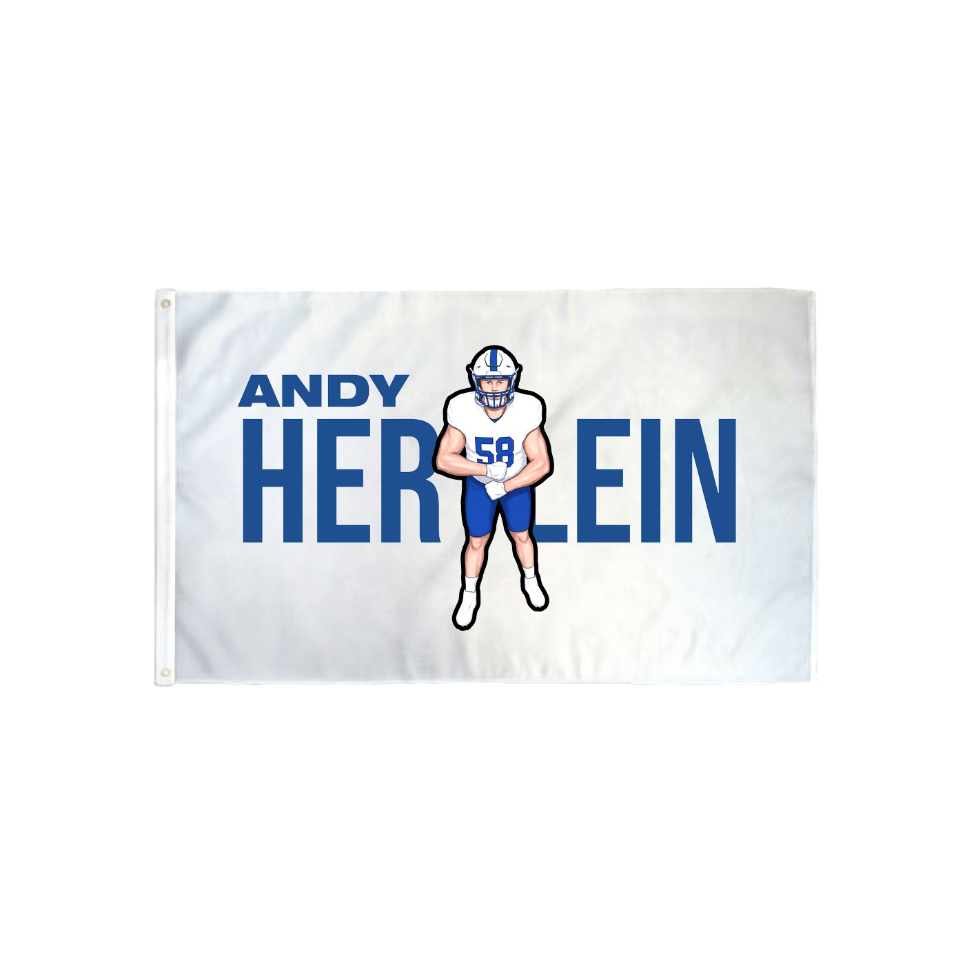 3x5 Flag — Player Name in Classic