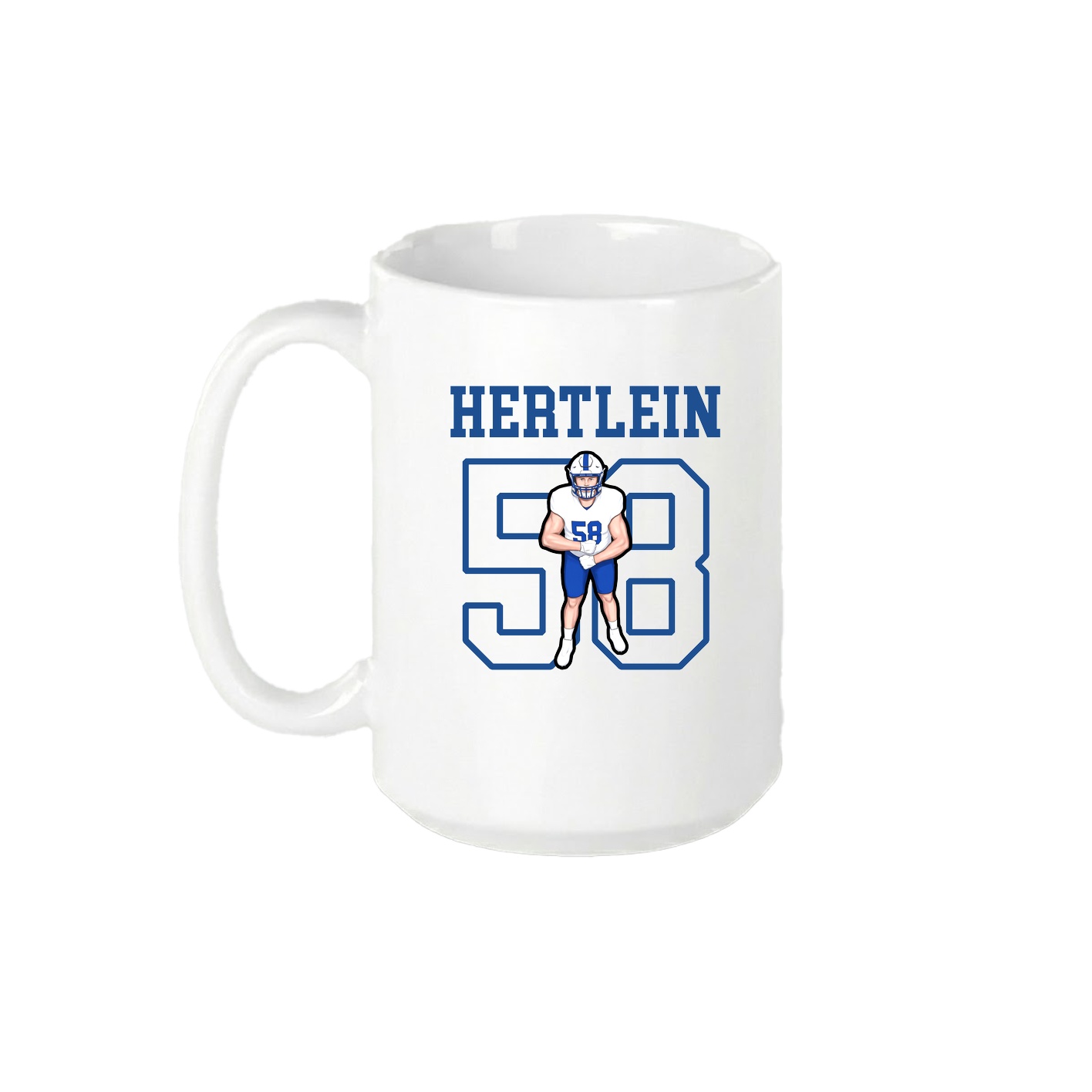 15oz Coffee Mug — Shirsey in White