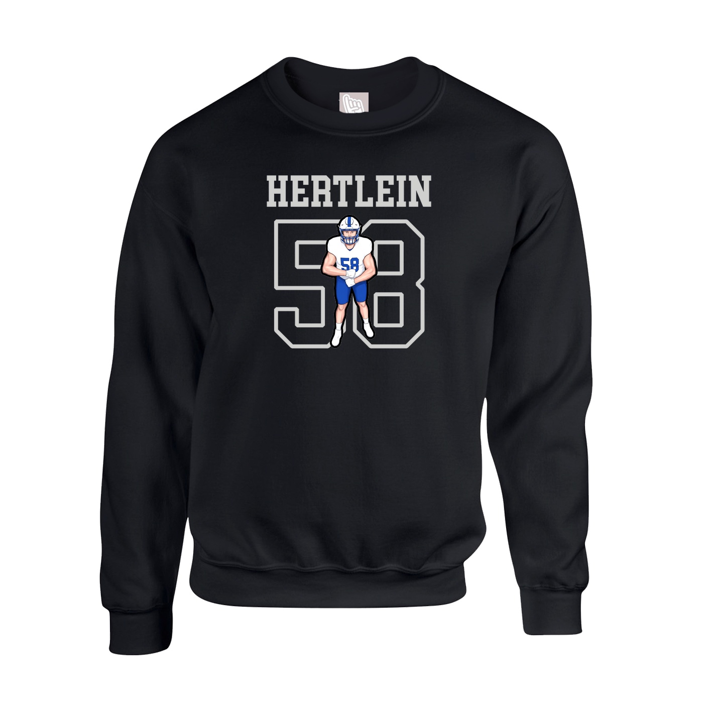 Fleece Crew — Shirsey in Black