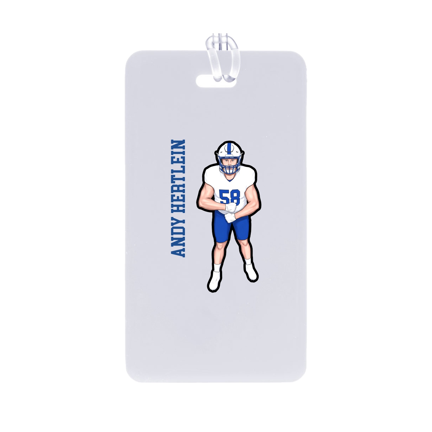 Bag Tag — Name Vertical in Classic