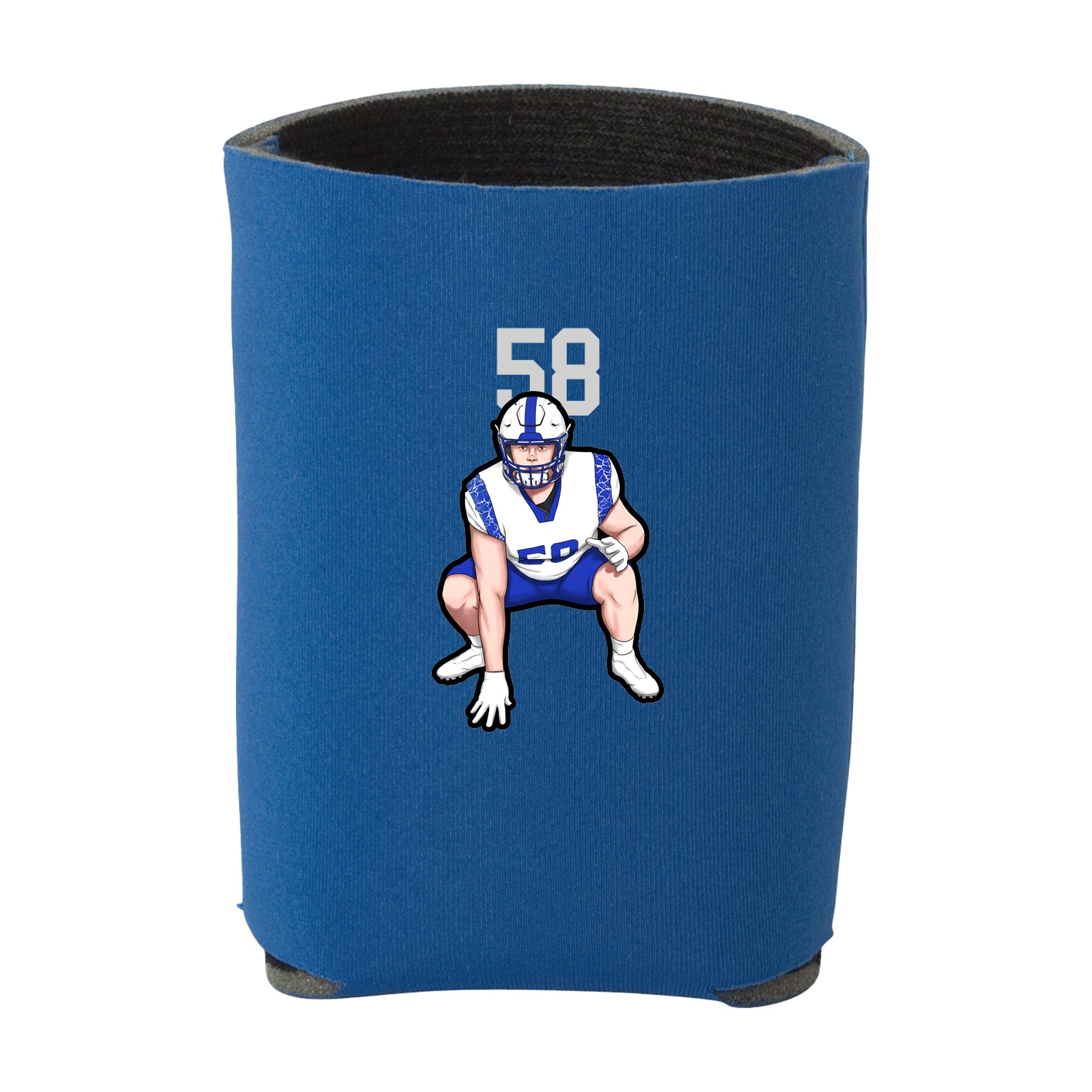 Can Holder — Number Top in Royal