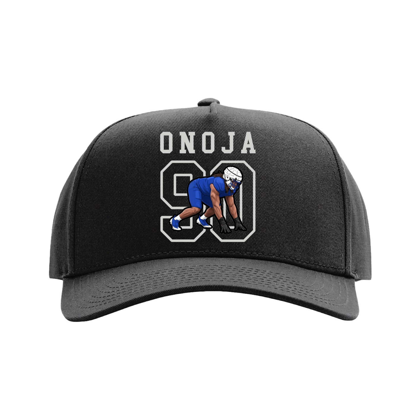 Full Fabric Five-Panel Champ Cap — Shirsey in Black