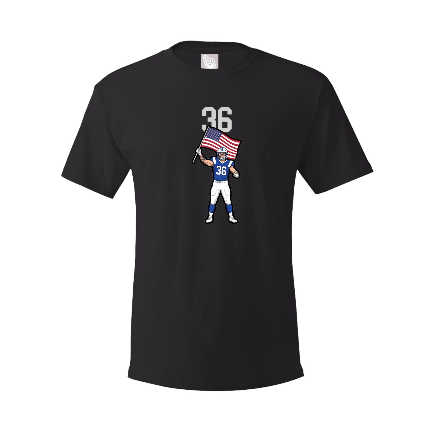 Tee — Number Top in Black