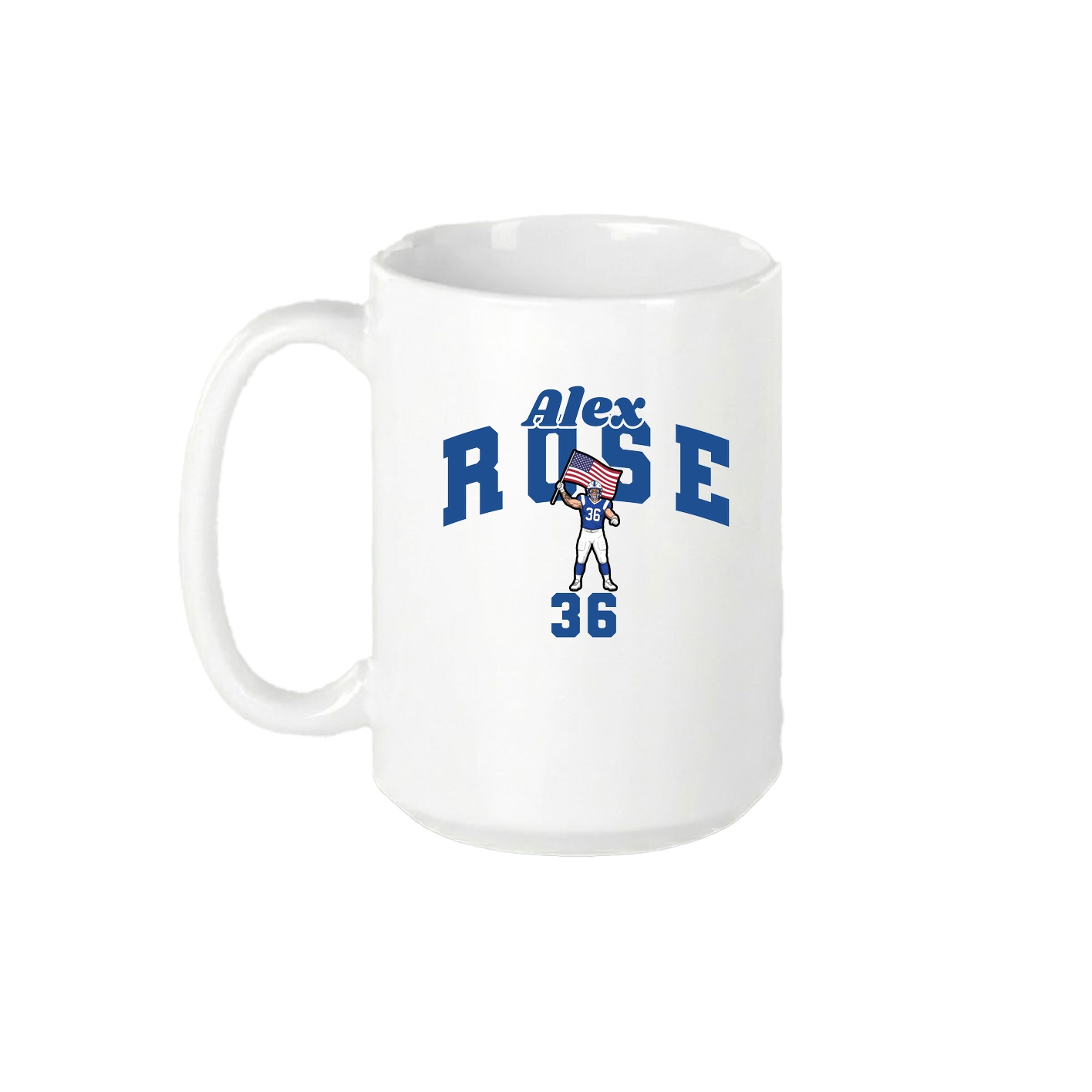 15oz Coffee Mug — Signature Arch in White