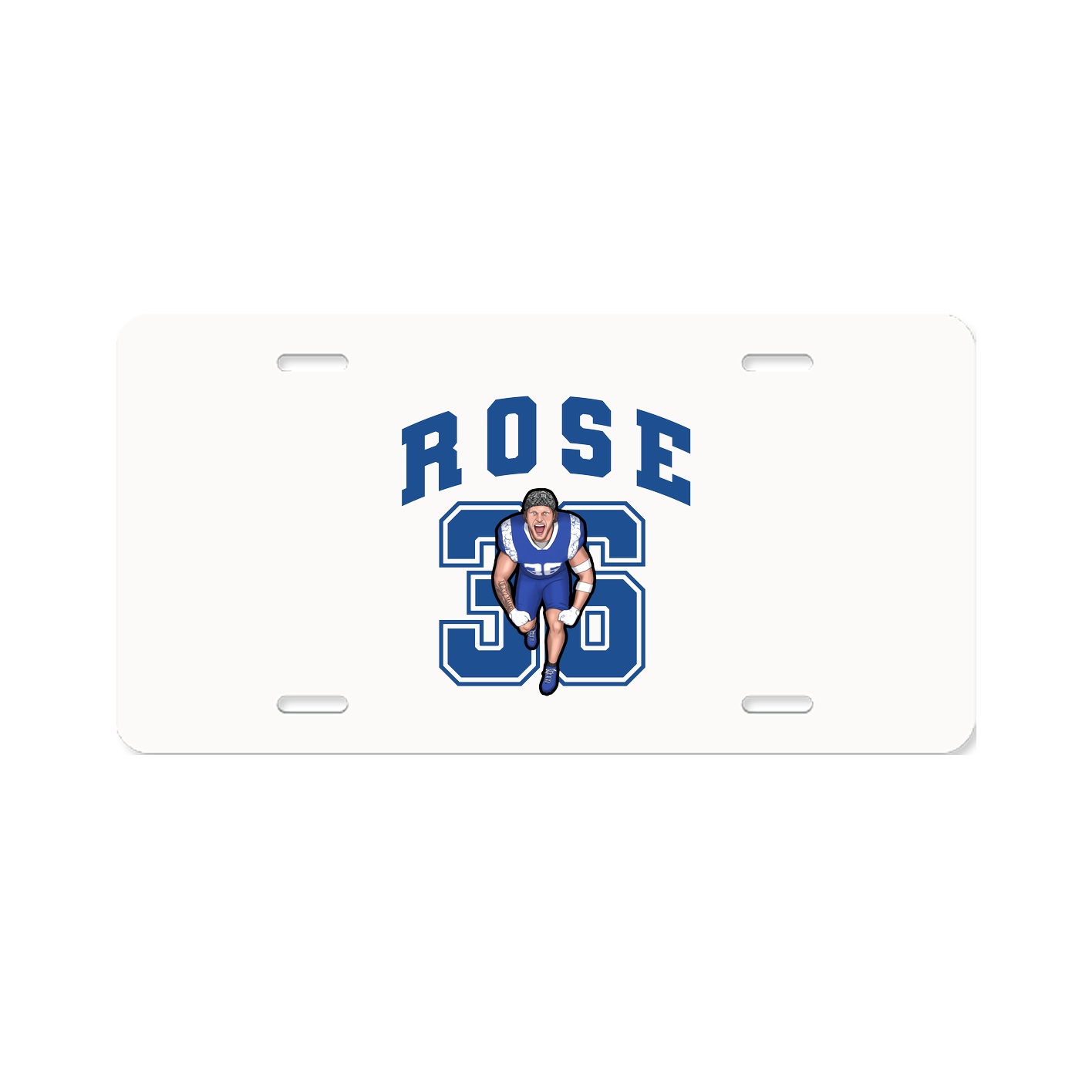 License Plate — Number in Classic
