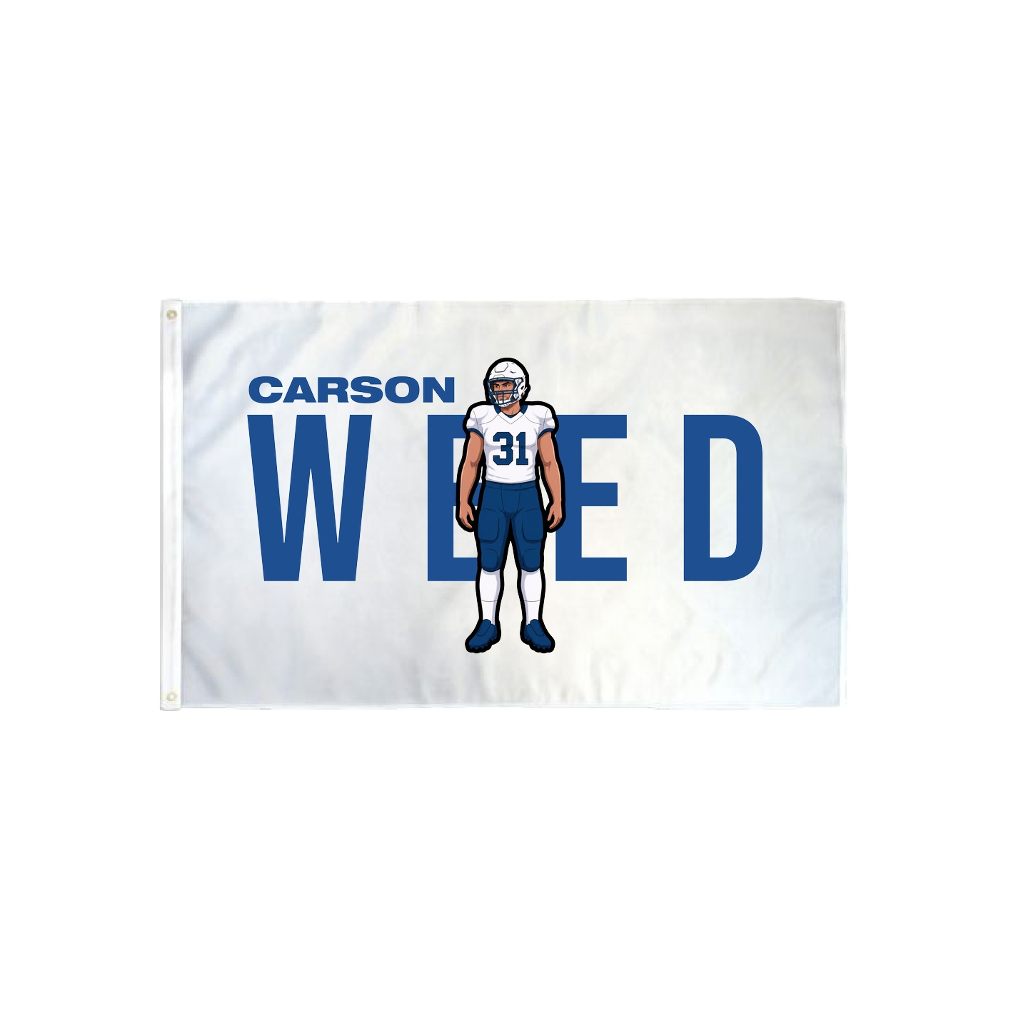 3x5 Flag — Player Name in Classic