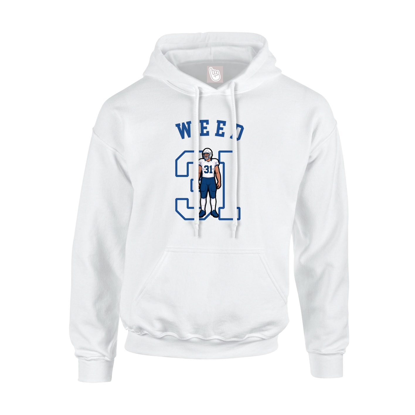 Hoodie — Shirsey Arch in White