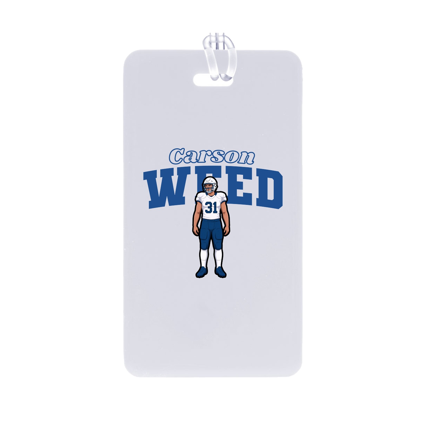 Bag Tag — Name Arch in Classic
