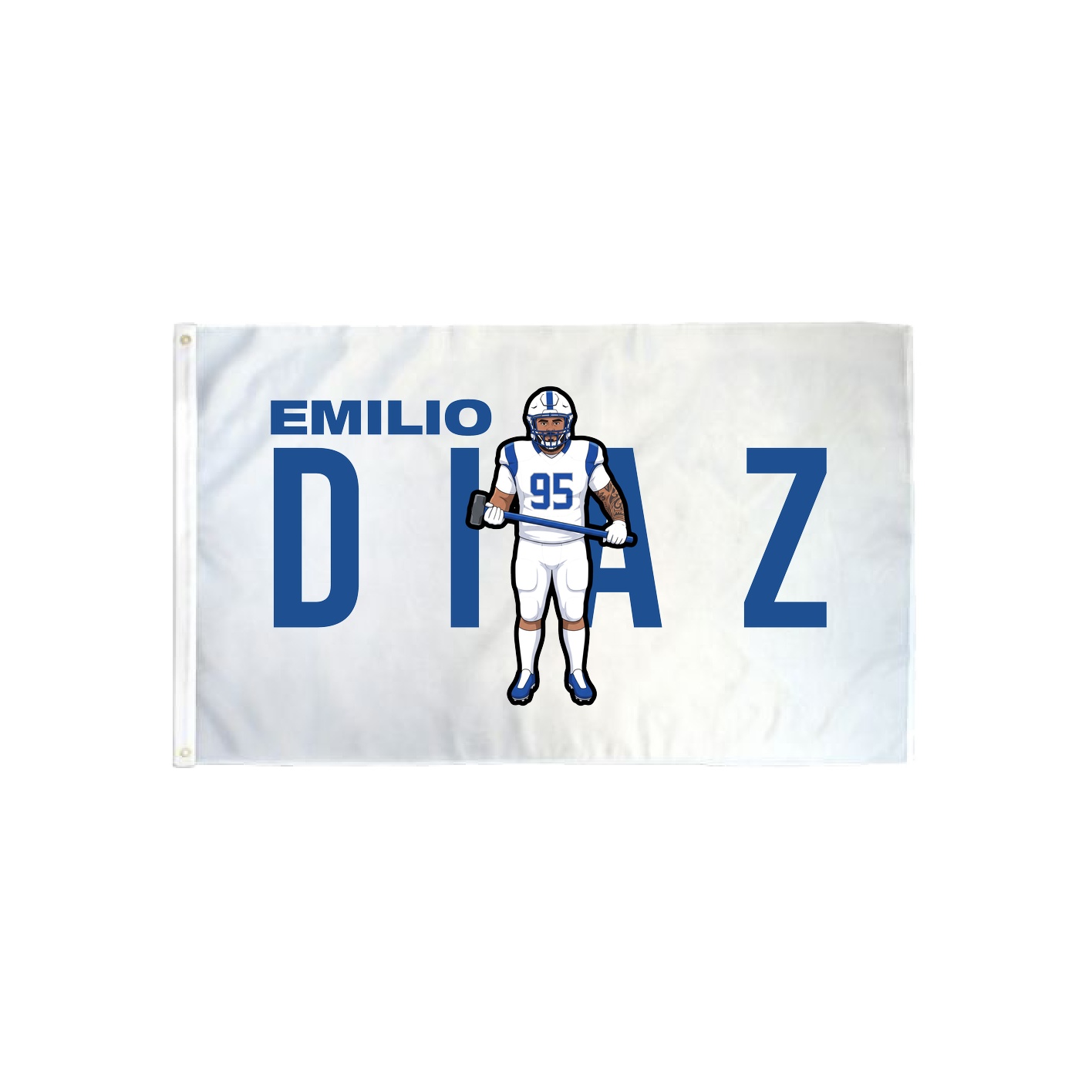 3x5 Flag — Player Name in Classic