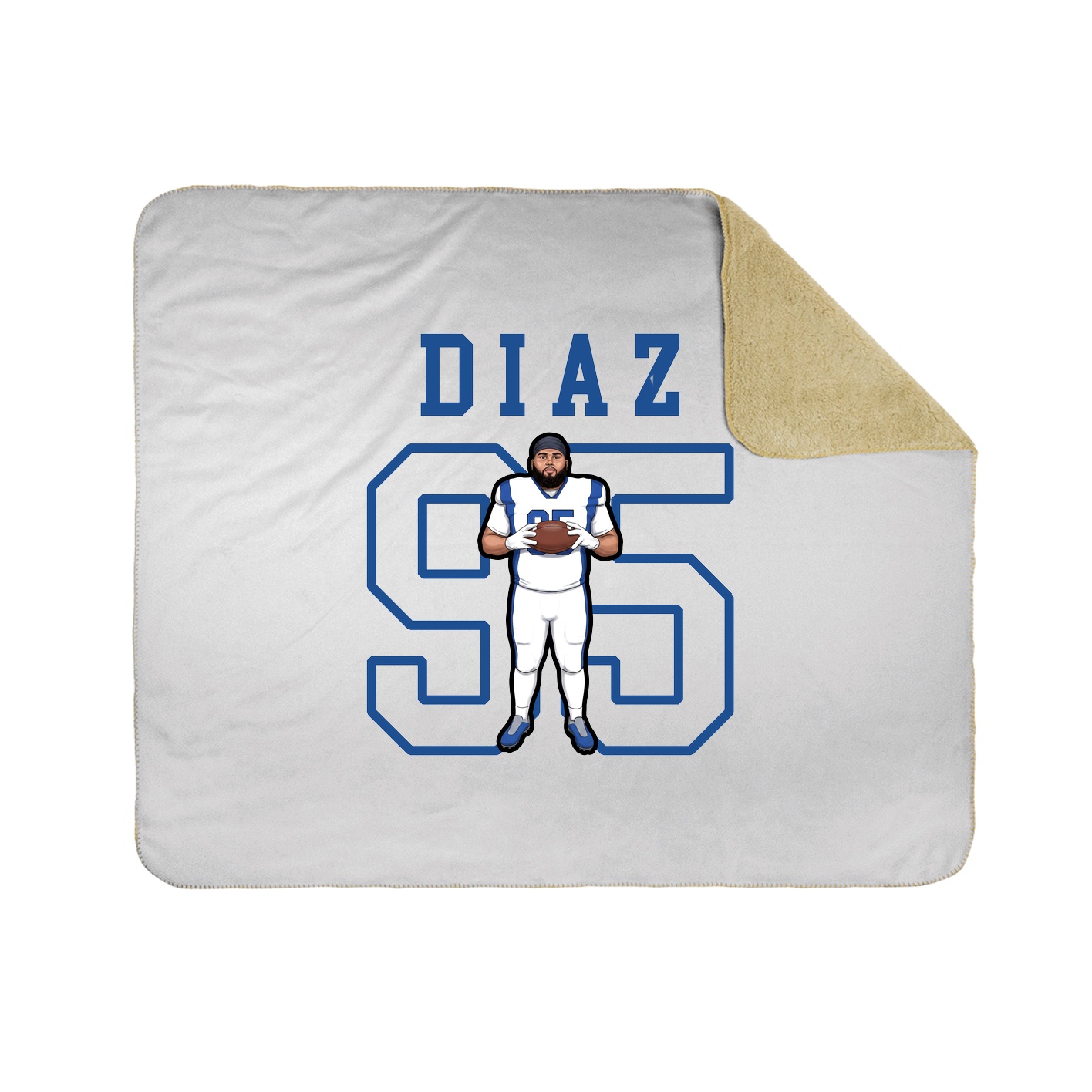 Throw Blanket — Shirsey in White