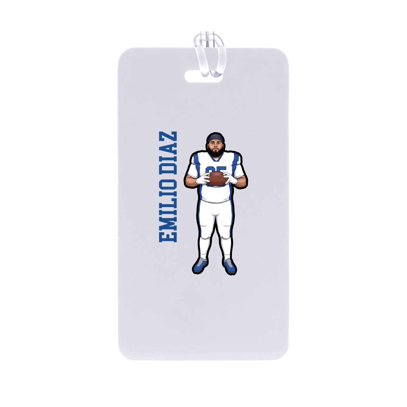 Bag Tag — Name Vertical in Classic