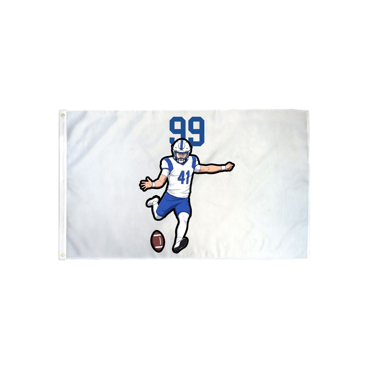 3x5 Flag — Number Top in Classic