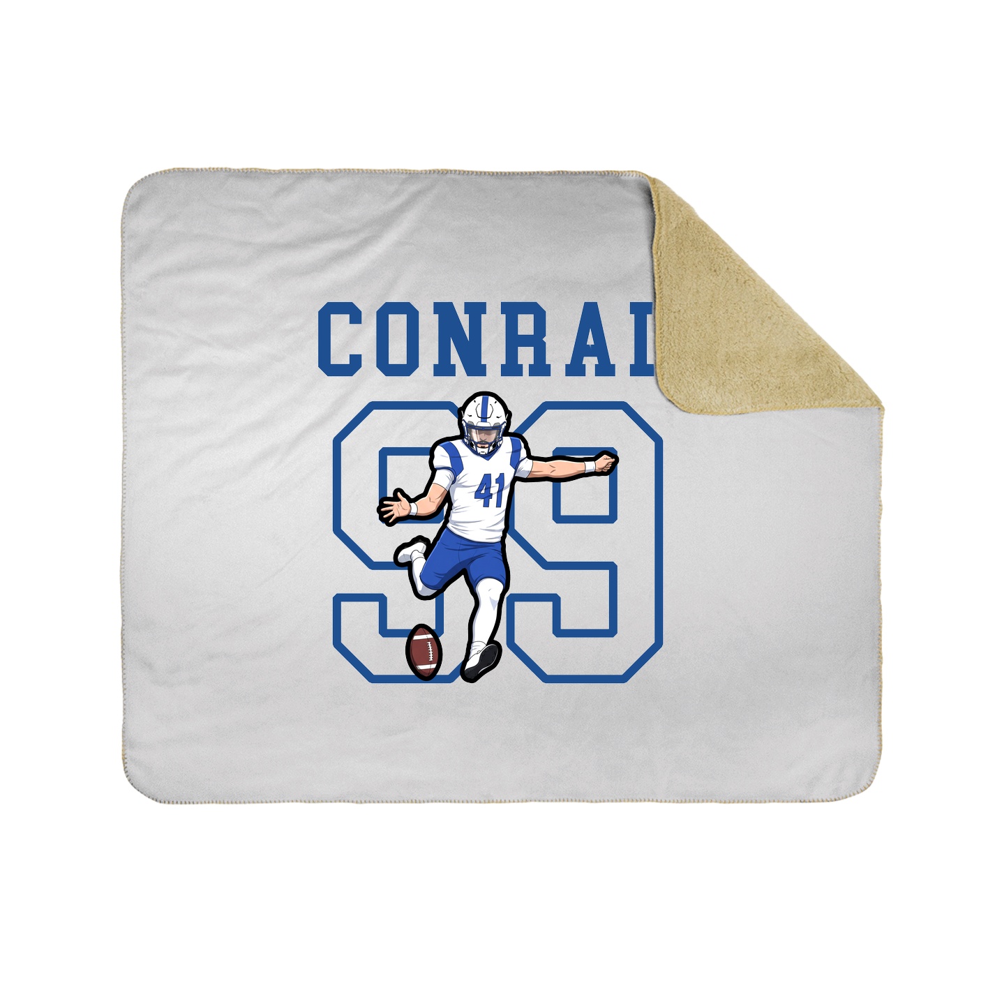 Throw Blanket — Shirsey in White