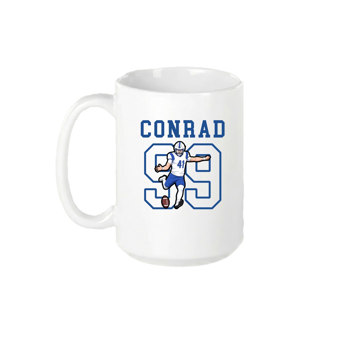 15oz Coffee Mug — Shirsey in White