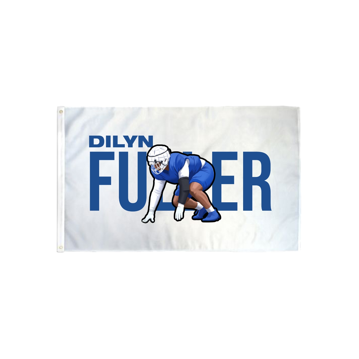 3x5 Flag — Player Name in Classic