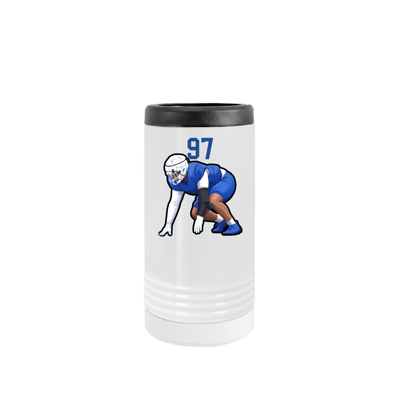 Slim Beverage Holder — Number Top in White