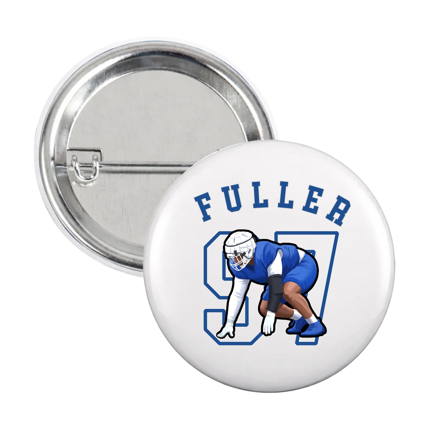 Game Day Button — Shirsey Arch in White